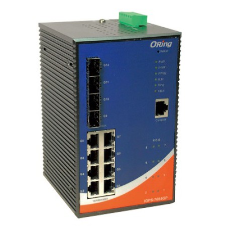 سوئیچ صنعتی اورینگ ORing IGPS-7084GP Managed Ethernet Switches