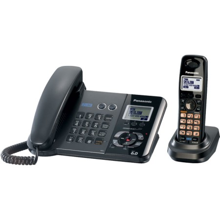 گوشی تلفن ثابت و بی سیم پاناسونیک Panasonic KX-TG9391 Corded / Cordless Landline Phone