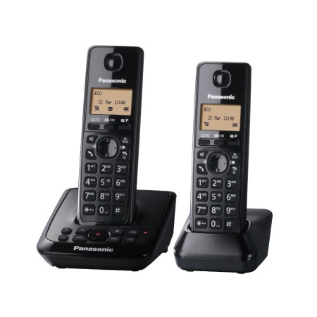تلفن بی سیم پاناسونیک دو گوشی Panasonic KX-TG2722 Twin Cordless Landline Phone