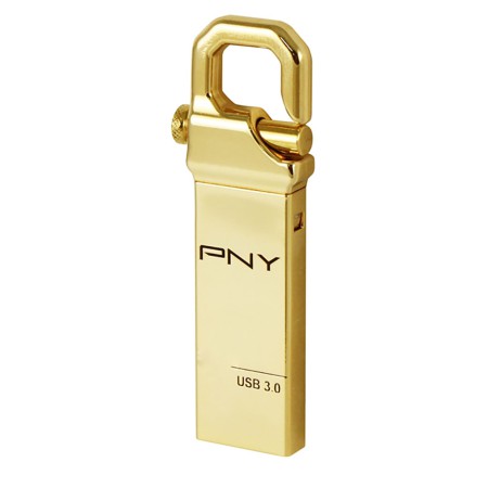 فلش مموری پی ان وای PNY Hook Gold Attache - 16GB USB Flash Drive