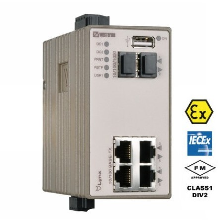 سوئیچ صنعتی وسترمو Westermo L106-F2G-EX Managed Ethernet Switch