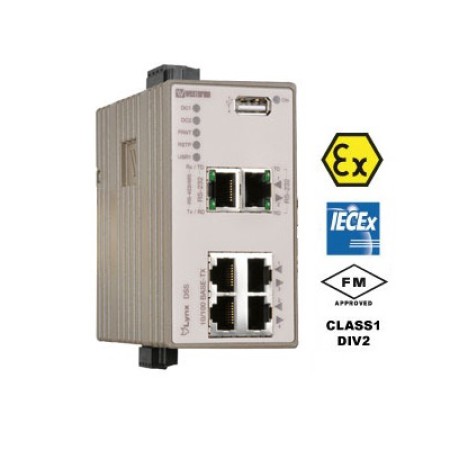 سوئیچ صنعتی وسترمو Westermo L106-S2-EX Managed Ethernet Switch