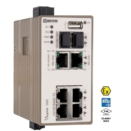 سوئیچ صنعتی وسترمو Westermo L208-F2G-S2-EX Managed Ethernet Switch